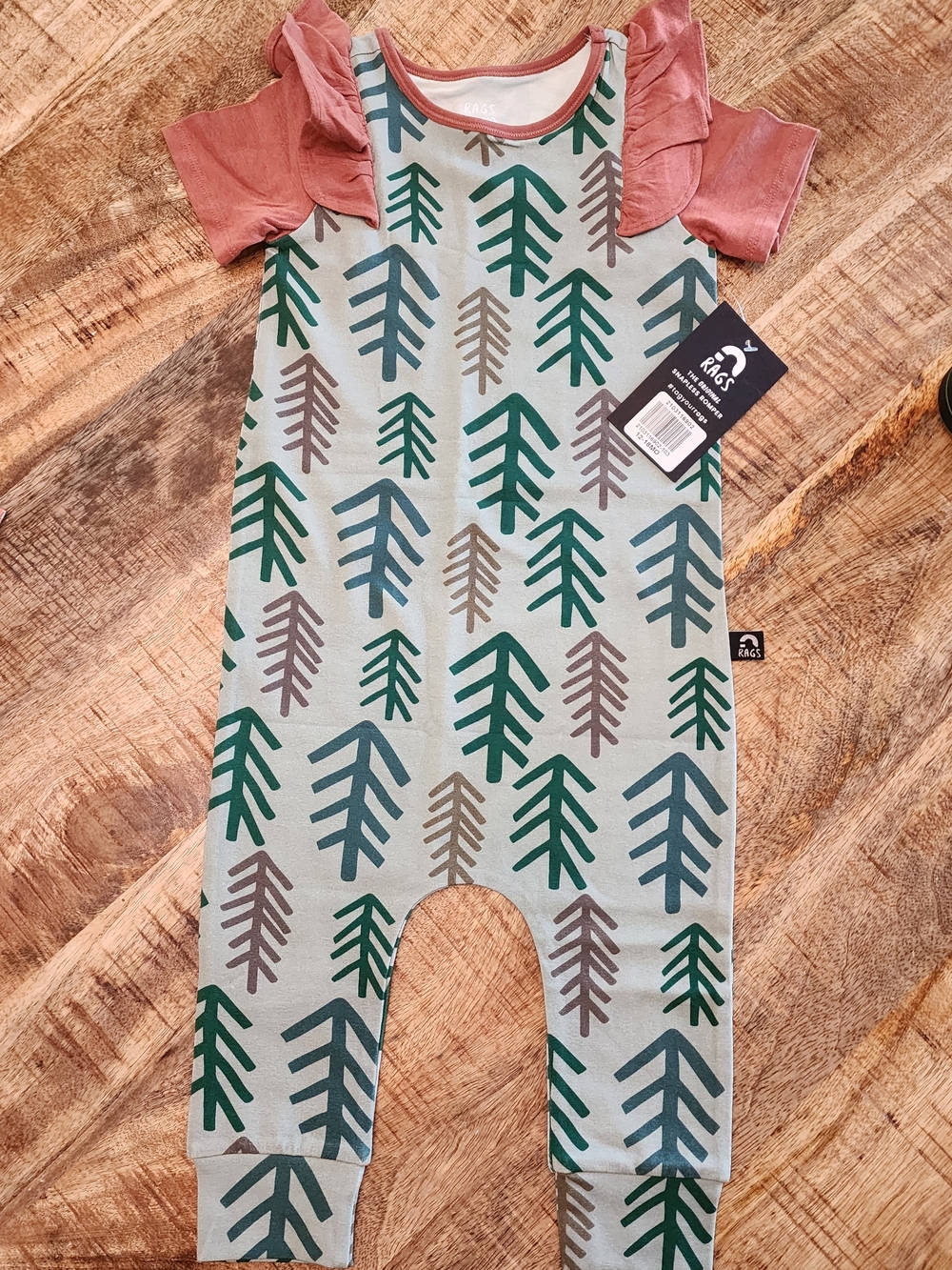 Rags To Raches 12/18 Girly Rompers - Picture 2 of 5